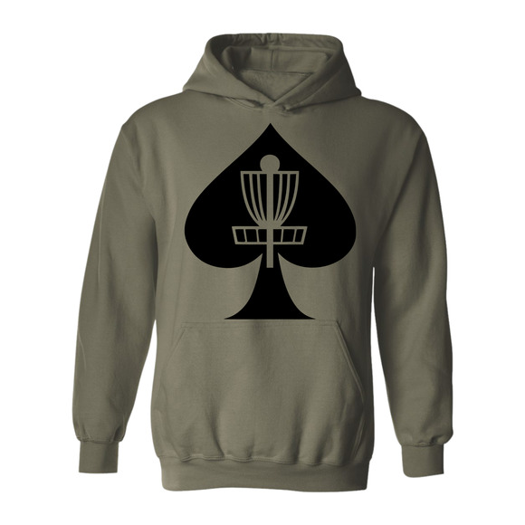 Disc Golf Hoodie ACES BASKET Discgolfer Discgolfing Sweatshirt - Picture 7 of 11